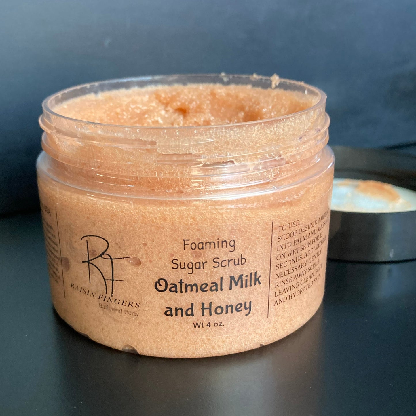 Oatmeal Milk and Honey Handmade Foaming Sugar Scrub