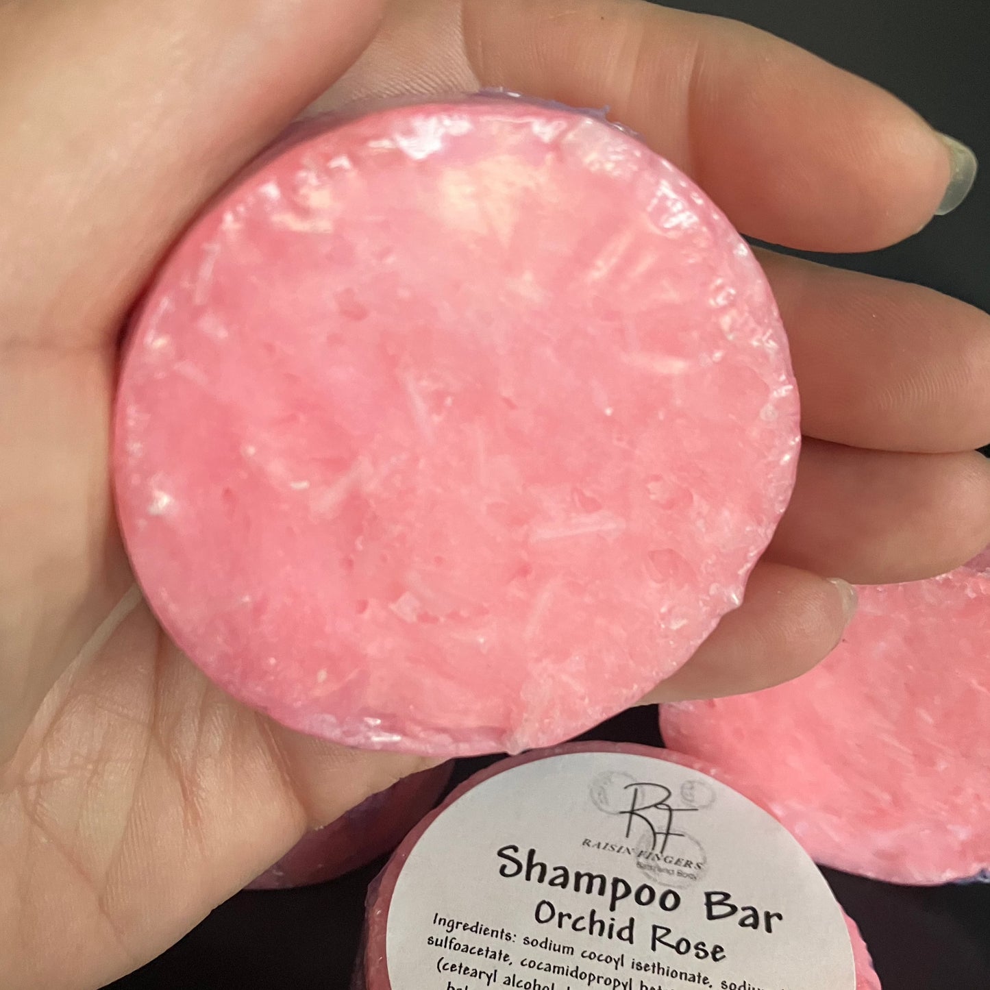 Orchid Rose Handmade Shampoo Bar