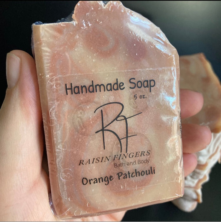 Orange Patchouli Essential Oil Handmade Soap