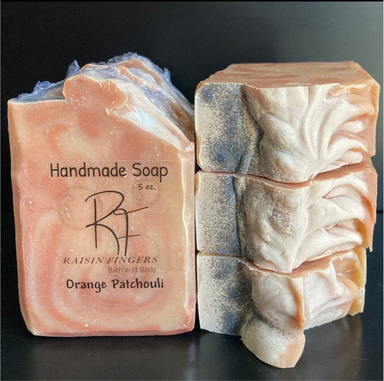 Orange Patchouli Essential Oil Handmade Soap