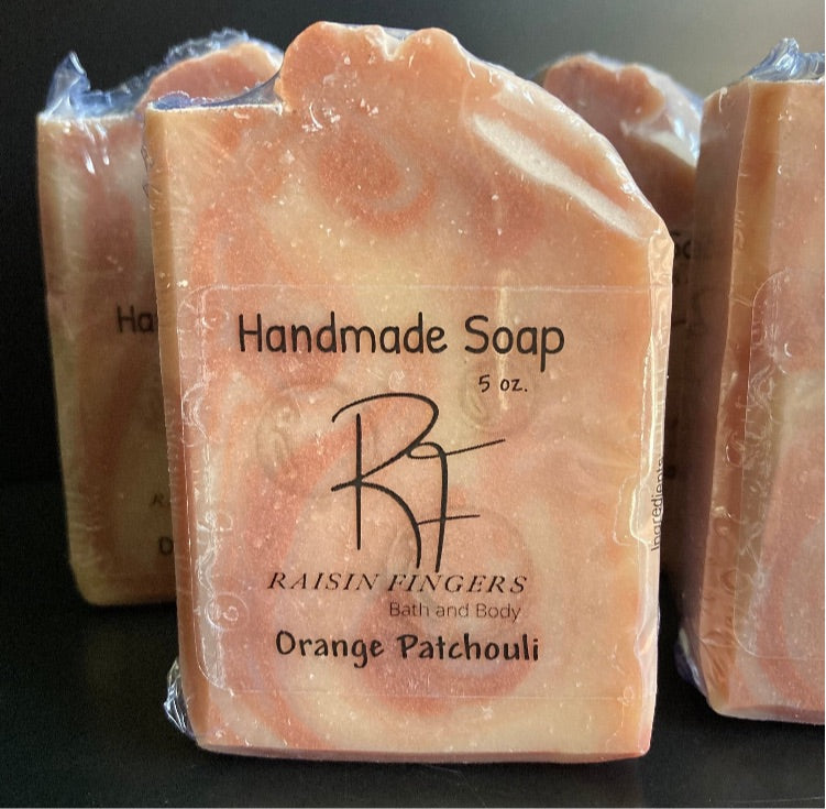 Orange Patchouli Essential Oil Handmade Soap