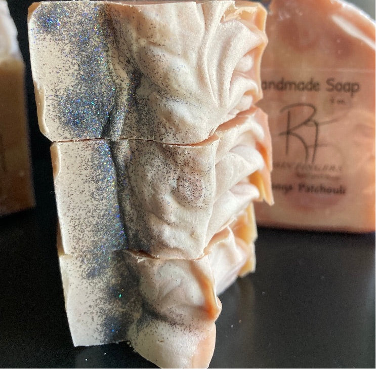 Orange Patchouli Essential Oil Handmade Soap