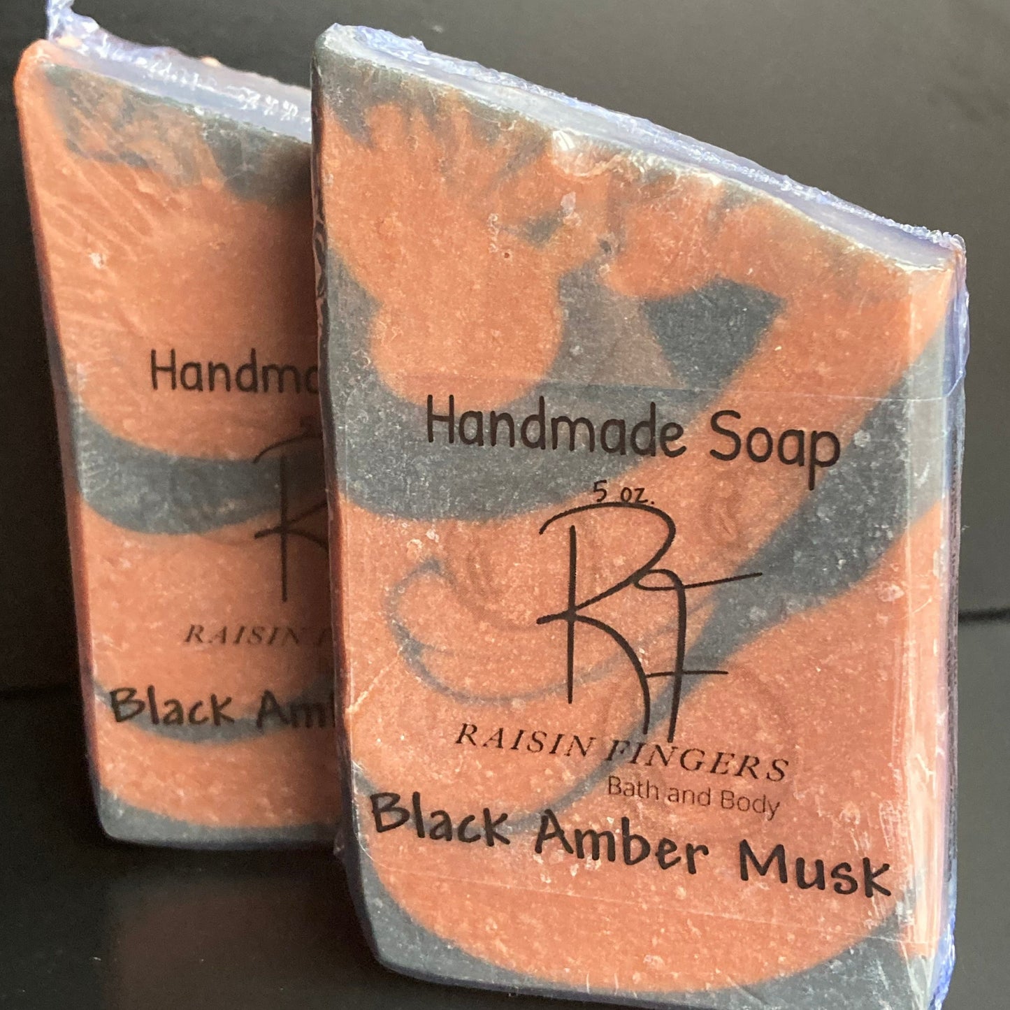 Black Amber Musk Handmade Soap