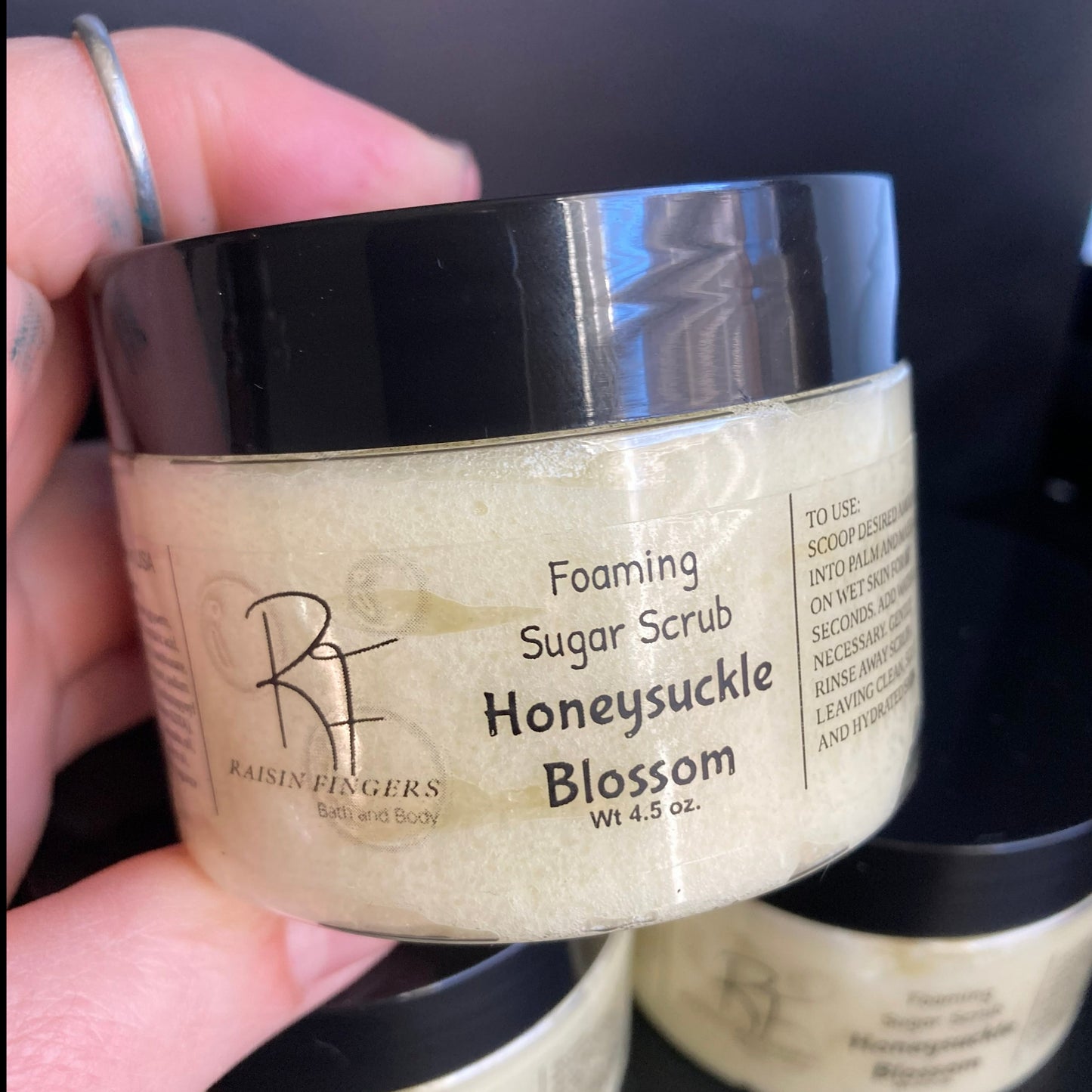 Honeysuckle Blossom Handmade Foaming Sugar Scrub