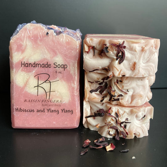 Hibiscus and Ylang Ylang Handmade Soap